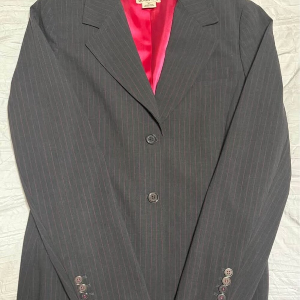 Michael Kors Pinstripe Blazer